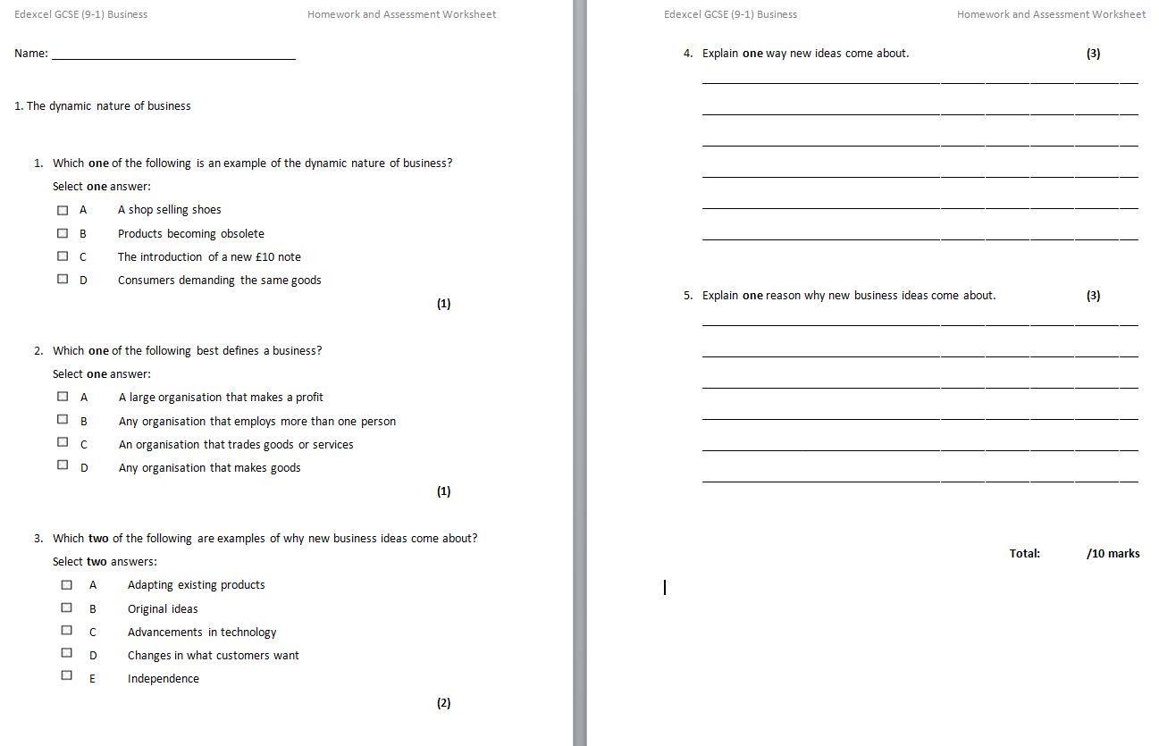 Spelling homework template image